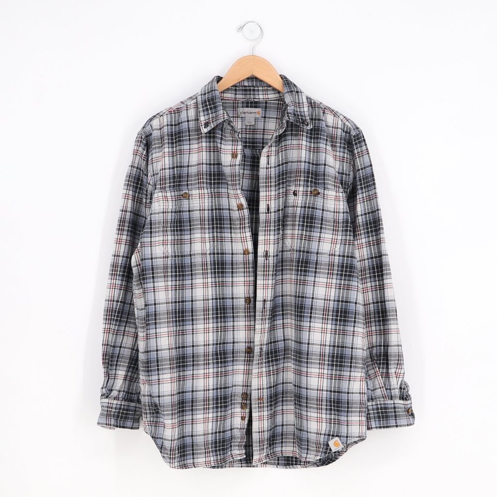 NATIONAL PARKS UPCYCLED REWORKED Flannel Shirt Size L - Picture 2 of 5